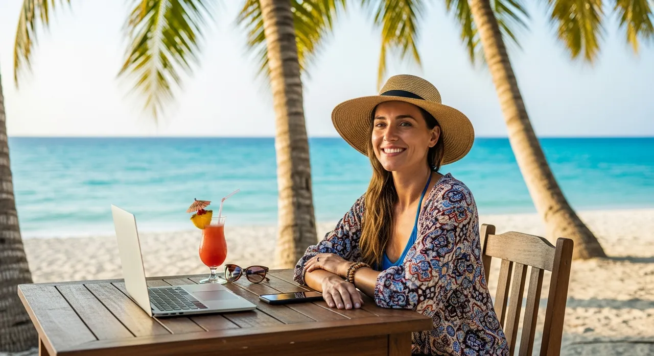 Elena Rossi, content creator and full-time digital nomad in Asia
